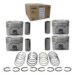 Kit Pistão E Anél 0,50 Gol Parati Saveiro G4 1.6 Flex Mahle