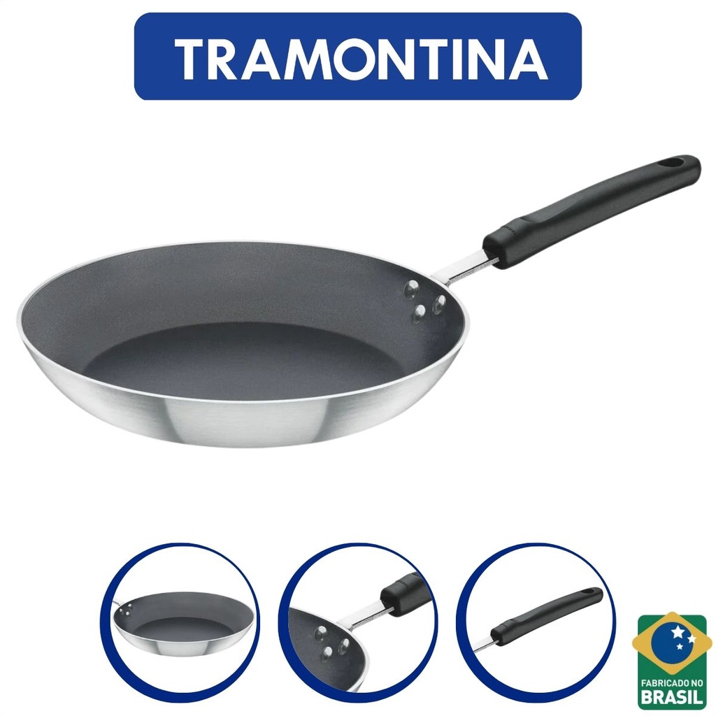 Frigideira De 3,1L Profissional 32cm Antiaderente Tramontina em Oferta na Shopee