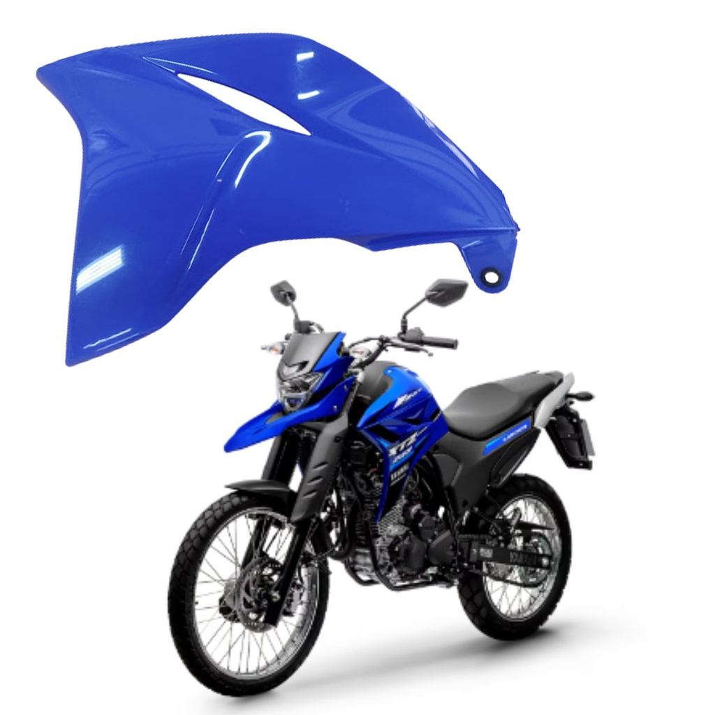 TOMADA ESQUERDA GUIA DE AR ABA TANQUE AZUL XTZ LANDER 250 2020 2021 2022 2023 2024 — imagem 2 de 2