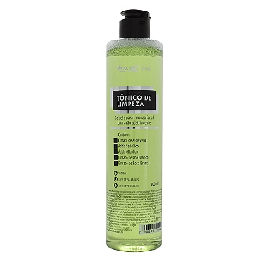 Tônico de Limpeza Facial Vegano - 300ML