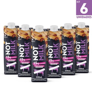 Kit 6x NotCo NotMilk High Protein 15g Cafe Caramelo 250ml