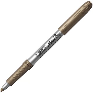 Pincel marcador permanente Marking Bronze Metálico 971154 Bic