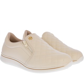 Tênis Modare Ultraconforto Anabela Feminino Matelassê Off White