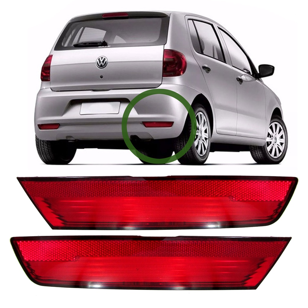 Par Refletor Olho De Gato Fox Crossfox 2010 2011 2012 2013 2014