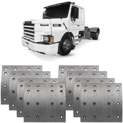 Lona Freio Traseira Scania T 112 R 142 81 a 91 Lonaflex L497