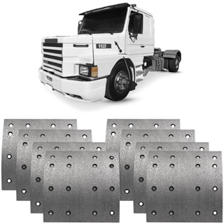 Lona Freio Traseira Scania T 112 R 142 81 a 91 Lonaflex L497 em Oferta na Shopee