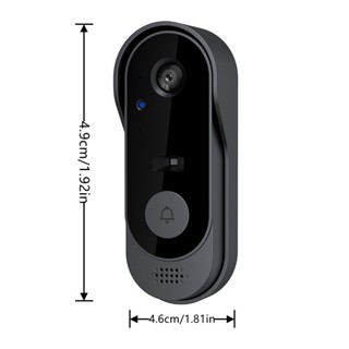 Câmera Smart Doorbell Porta Inteligente 450P WiFi Video Visão Noturna 2-Way Audio Cloud Storage Segurança Intercomunicador