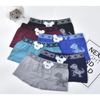 Kit 6 Cuecas Box Boxer Infantil Sem Costura MEN Criança Bebê Masculino