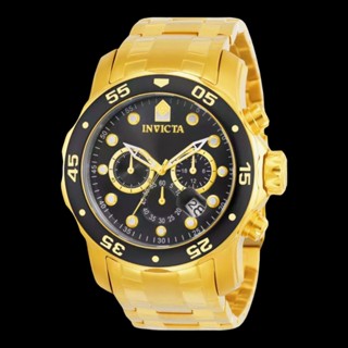 Relógio Dourado Pesado Pro Diver Banhado a Ouro 18k Com Excelente Durabilidade e Qualidade
