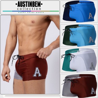 Sungas Masculinas Baús De Natação Masculinos Austinbem Boxers sexy E Elegante Ajuste Apertado Personalizado Respirável