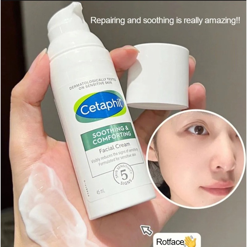 Creme Facial Original Cetaphils Para Hidratação Da Pele Sensível E Reparo De Barreira Suavizante Loção Nutritiva Hidratante