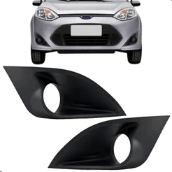 Par Grade Moldura Farol Milha Fiesta Rocam 2011 2012 2013 2014
