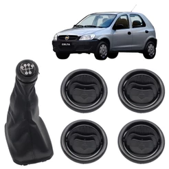Difusor Da Saída Ar Manopla Coifa Câmbio Celta 2003 Até 2005 Preto