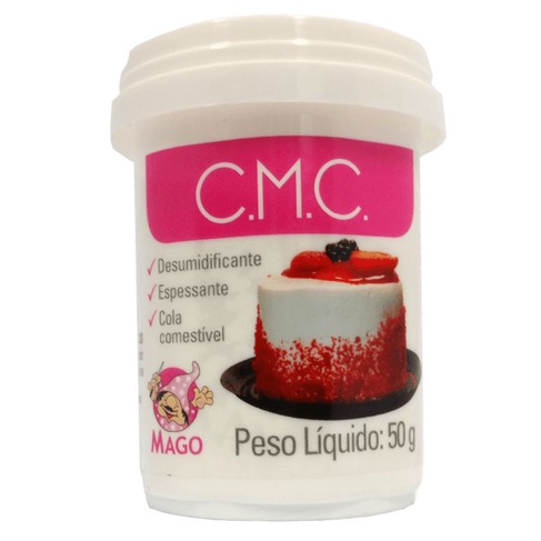 CMC 50 g Mago -  Desumificante, Espessante e Cola Comestivel