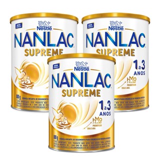 Kit 3 Fórmula Infantil NANLAC Supreme 800g