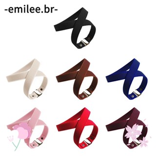 EMILEE 1 Pacote De Pares De Sapatos Femininos Acessórios Anti-Solto Cintas Elásticas De Alto Elástico
