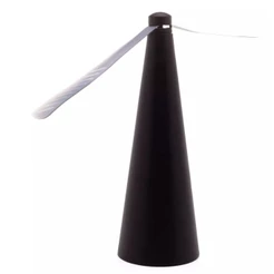 Ventilador Repelente de mesa Anti Moscas Portátil - Cores: Preto e Dourado - Lyor