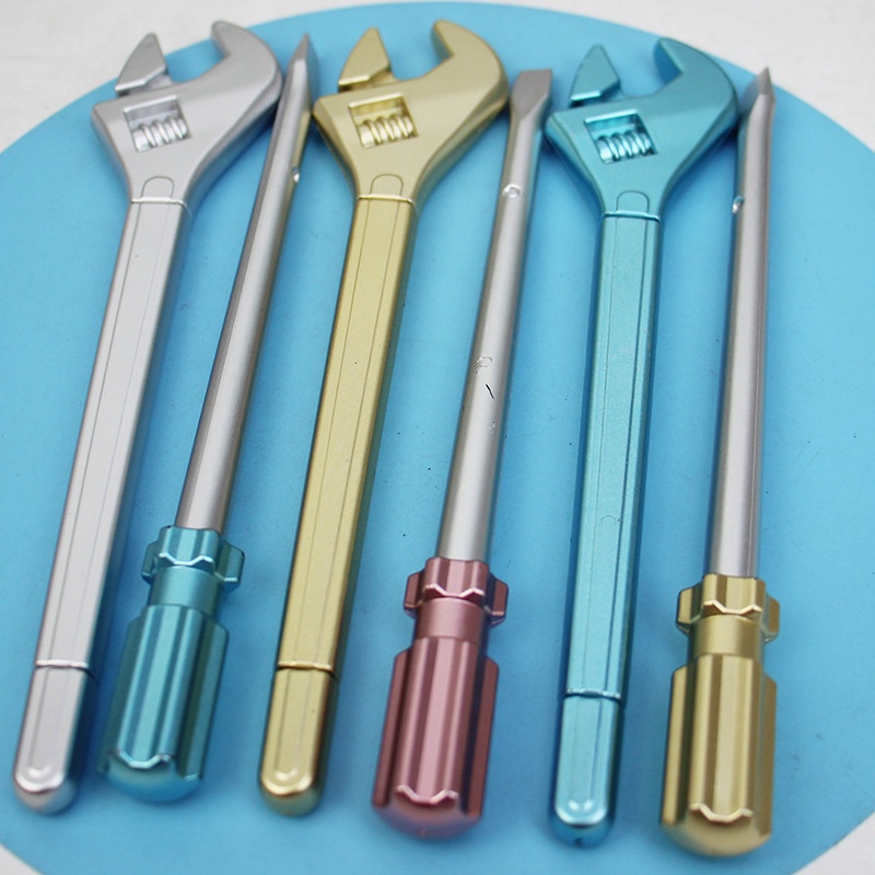 Caneta ferramenta de simulação chave inglesa Chave de fenda caneta de gel Caneta de estudante criativa Papelaria presente prêmio Caneta divertida