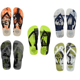 Chinelo Havaianas Masculino Top Athletic Estampa Esportiva