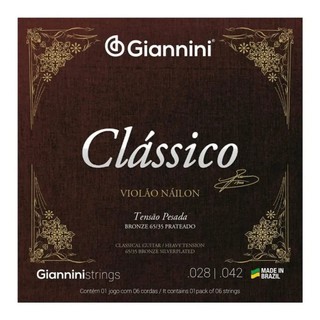 ENCORDOAMENTO GIANNINI VIOLAO GENWPA PRATEADO ALTA 65/35