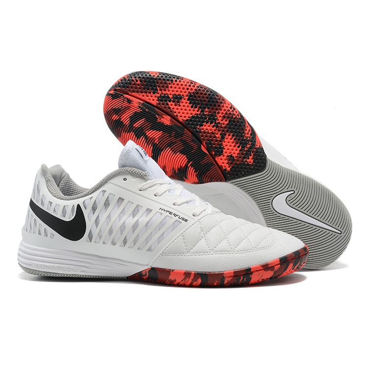 Nike8888 Lunar Gato II IC Futsal Chuteira entra em campo pequeno Plano de alto nível MD 2302 Original Ring King Return