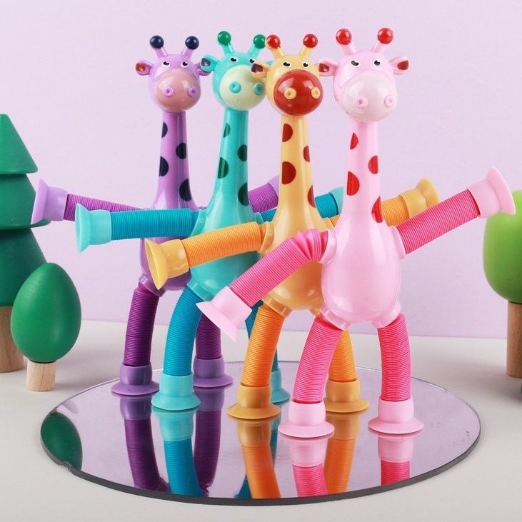 Brinquedo Girafa Esticado Para Crianças