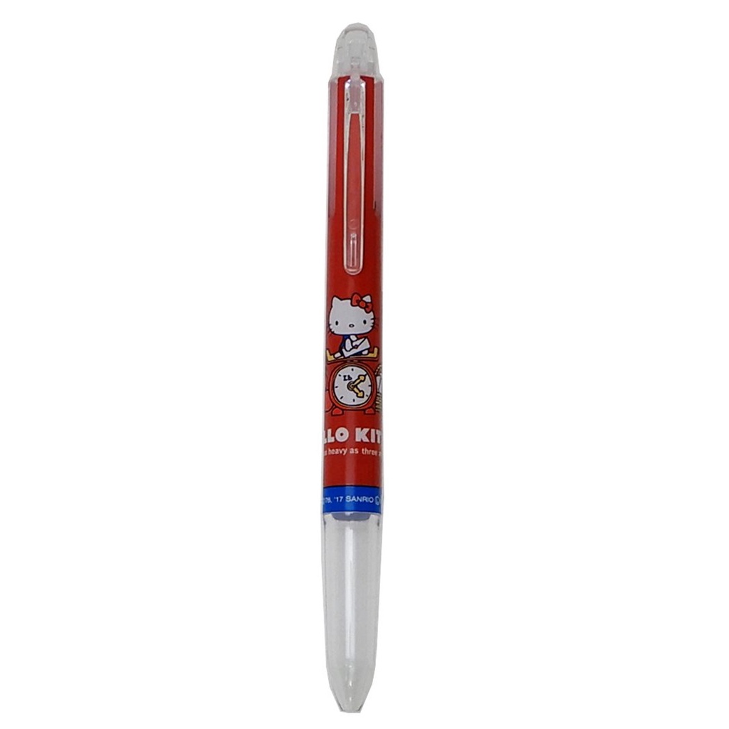 Caneta PILOT HI-TEC-C COLETO Sun-Star SANRIO (Suporte p/ 3 Cores) - Hello Kitty Red Clock