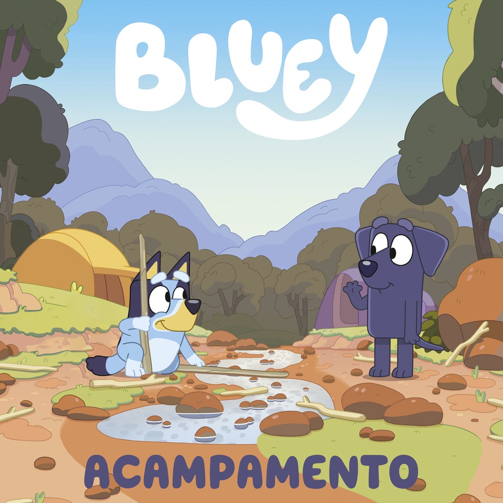 Livro Bluey - Acampamento em Oferta na Shopee