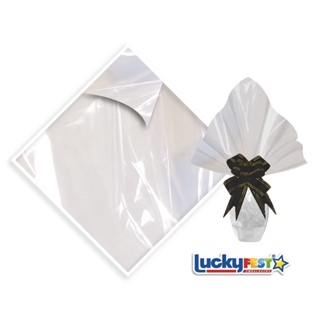 25~100 Sacos Express Incolor Para Embalar Ovo Páscoa 750g a 1000g - 44X44cm  Luckyfest em Oferta na Shopee