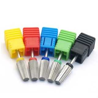 Multifuncional Broca de Tungstênio para unhas de segurança Cortador de fresagem com brocas de corte Metal duro para manicure