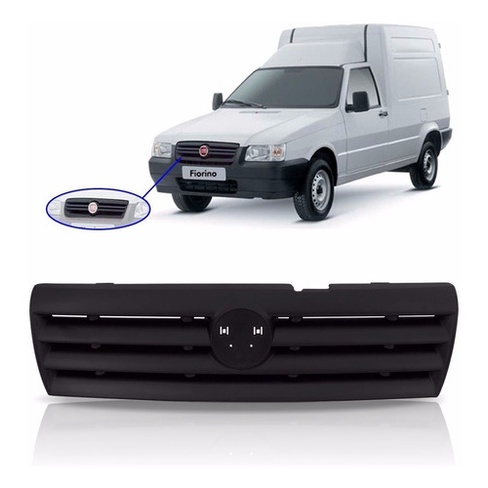 Grade Fiat Fiorino Uno 2005 2006 2007 2008 2009 Preta em Oferta na Shopee