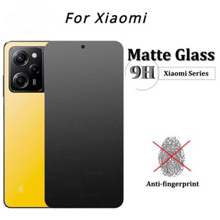 Vidro Fosco Temperado Para Xiaomi POCO X6 M6 Pro 4G 5G C65 Protetor De Tela Anti-Reflexo Impressão Digital