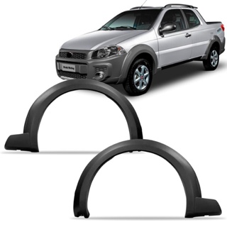 Alargador Paralama Dianteiro Strada Working 2015 A 2020 em Oferta na Shopee