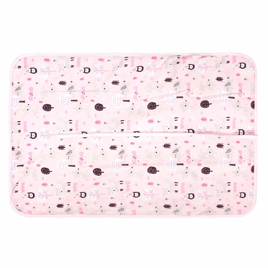 Trocador de Fraldas Animais Rosa Baby Joy Premium