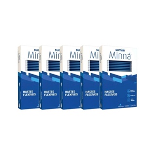 Kit Hastes Flexíveis Minná Tradicional com 75un (5 unidades) em Oferta na Shopee