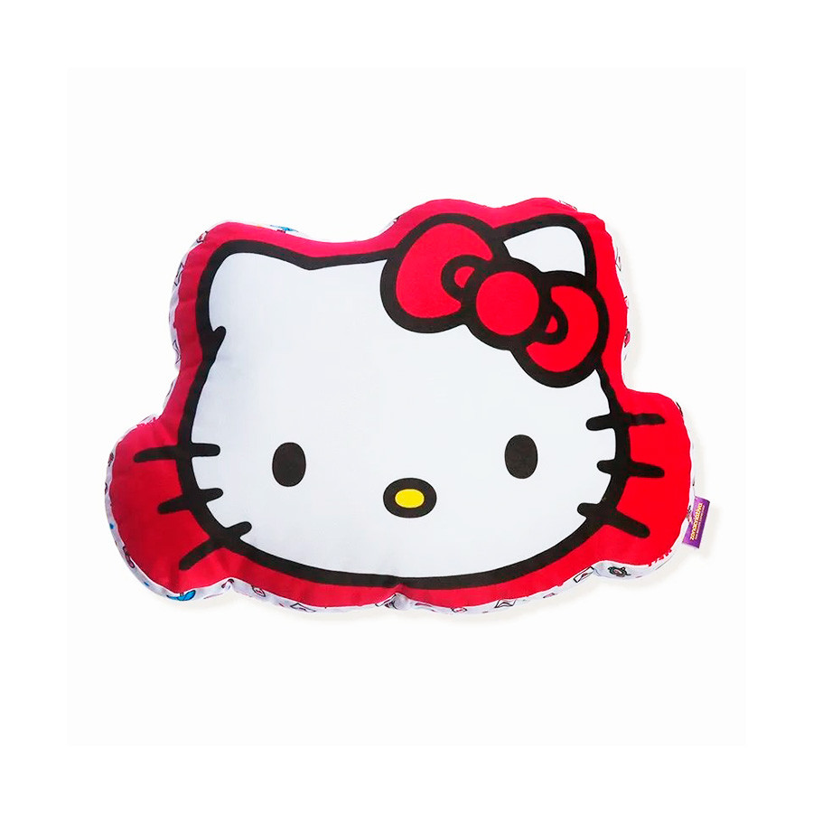 Almofada Formato Hello Kitty Original - 40cm - 1 unidade - Zona Criativa - Rizzo em Oferta na Shopee