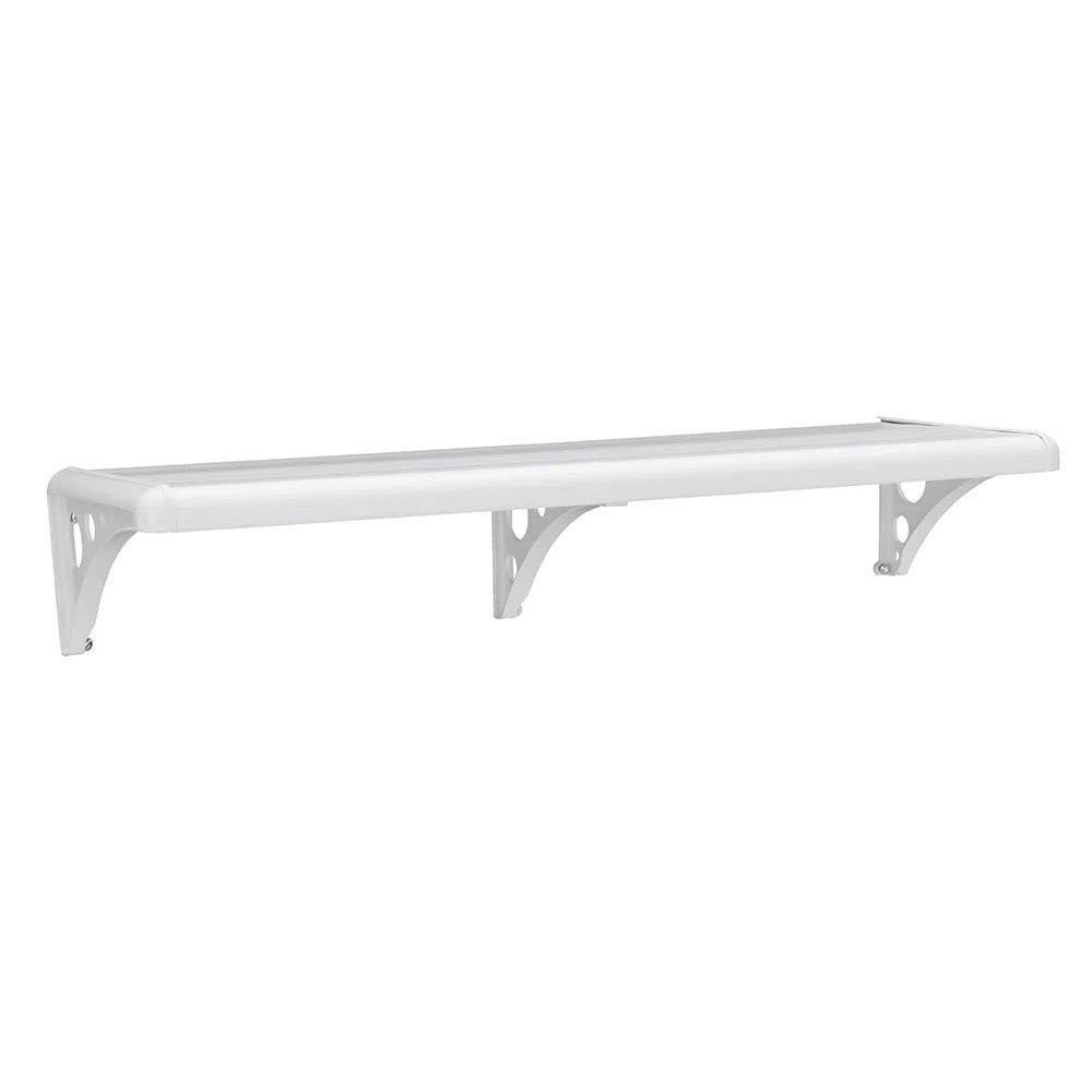 Prateleira Plástica Astra Multiuso com Suporte 40x20x2,5cm - Home & Living