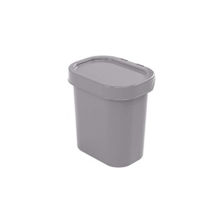 Lixeira de Plástico 2,5 L Compacta para Pia Cinza em Oferta na Shopee