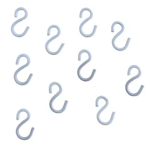 Kit 10 unid Mini Gancho S Branco 2,3X28 mm Multiuso Casa Jardim Pendurar Vasos em Oferta na Shopee