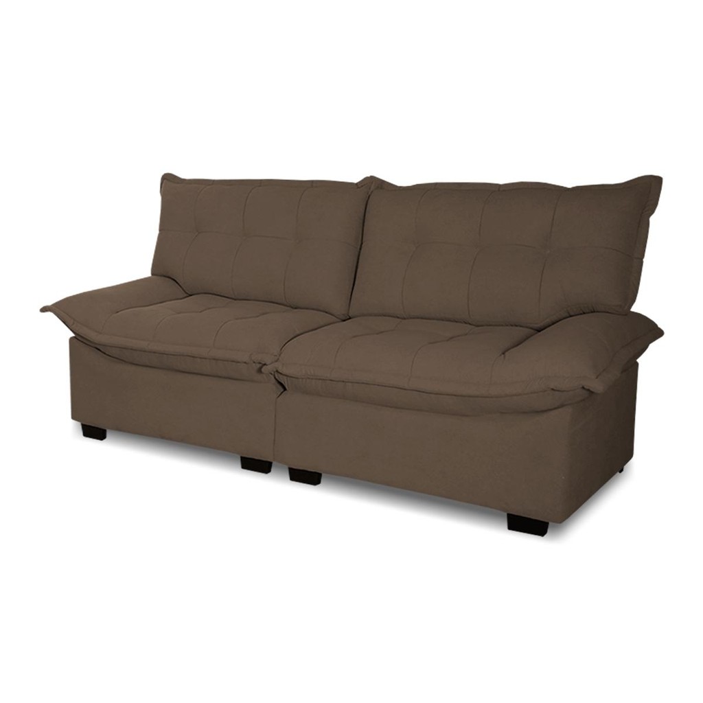 Sofá 2 Lugares Coliseu Bouclê Cafe - King House em Oferta na Shopee