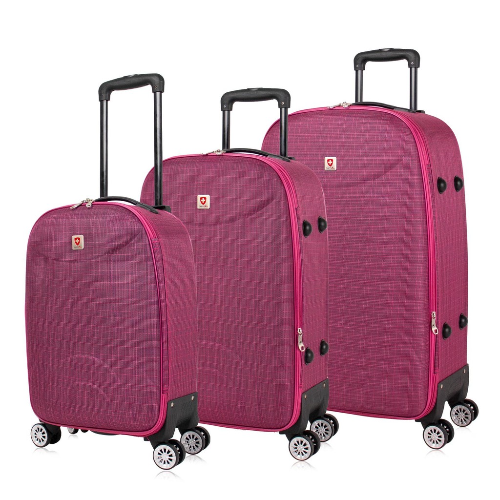 Kit Mala de viagem rodas duplas pink PMG Sion Swiss Move - Travel & Luggage