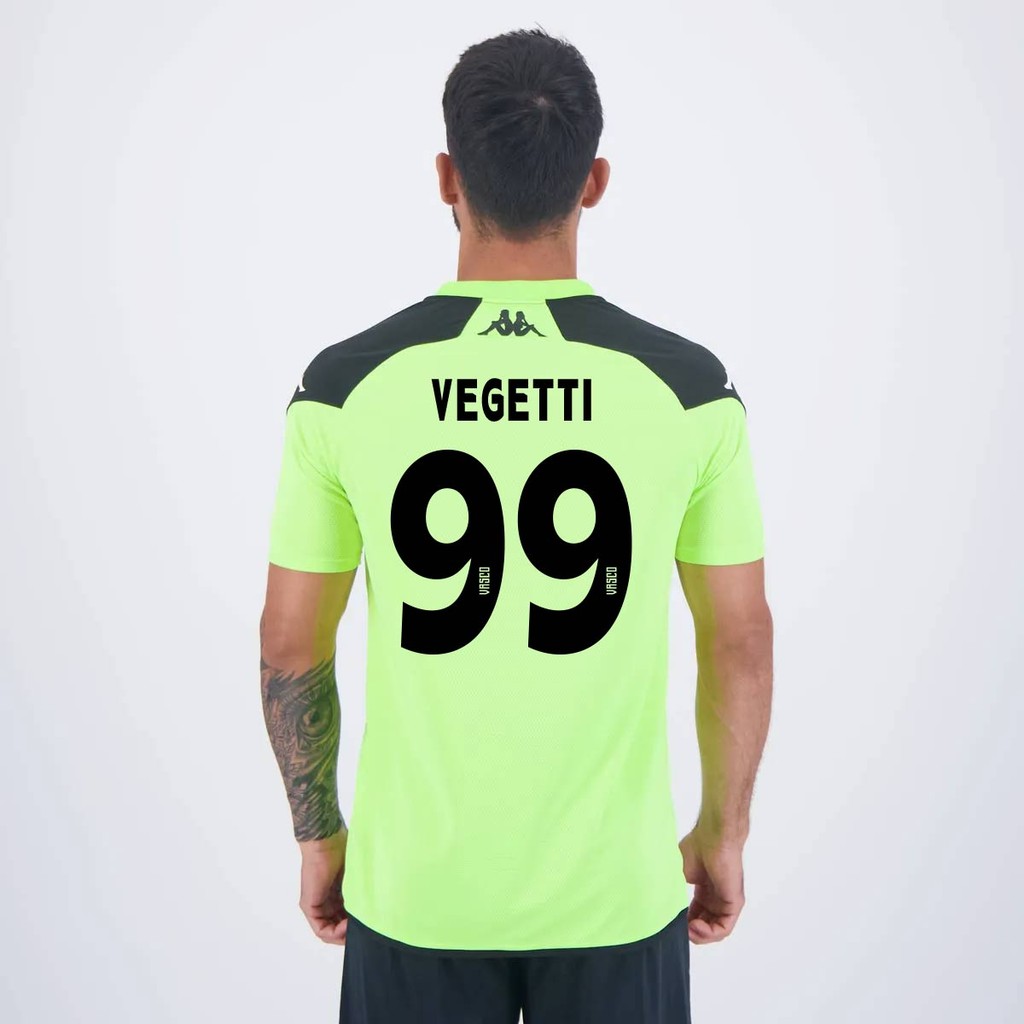 Camisa Kappa Vasco Treino Atleta 2024 99 Vegetti em Oferta na Shopee