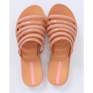 Chinelo Ipanema Feminino Slide Multitiras Marrom Médio