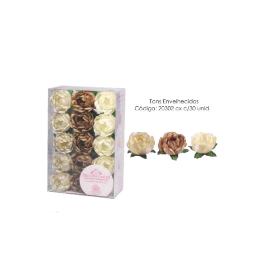 Forminha para Doces Finos - Bela Tons Envelhecidos - 30 unidades - Decora Doces - Rizzo Festas - Home & Living