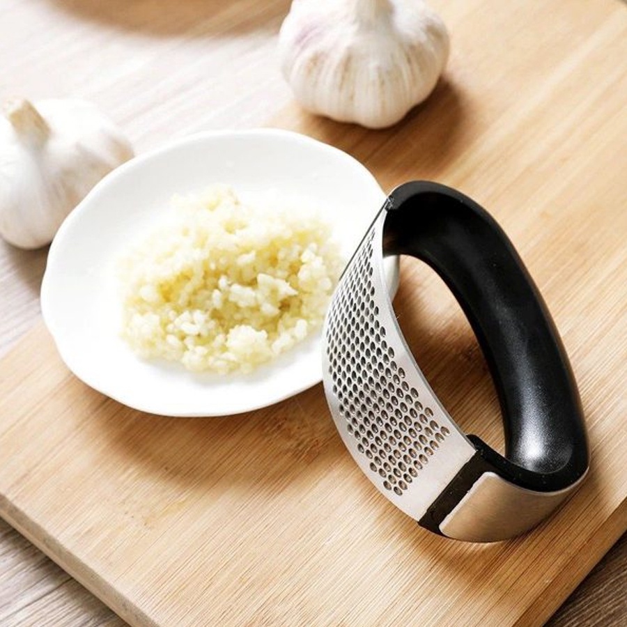 Espremedor Amassador Triturador De Alho Inox Manual Cozinha Garlic Press TOP em Oferta na Shopee