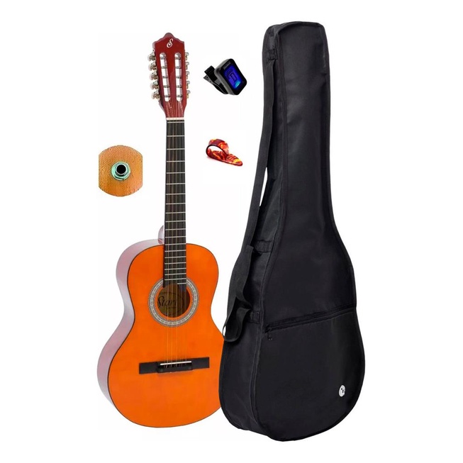 Viola Eletrica Giannini Vs14 N Natural Captador Kit Completo em Oferta na Shopee