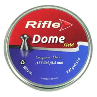 Chumbinho/Espingarda 4.5mm Rifle 500un Dome 7.81gr em Oferta na Shopee