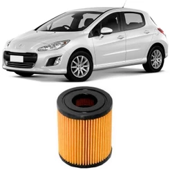 Filtro Óleo Peugeot 308 1.6 2.0 2012 A 2018 Tecfil
