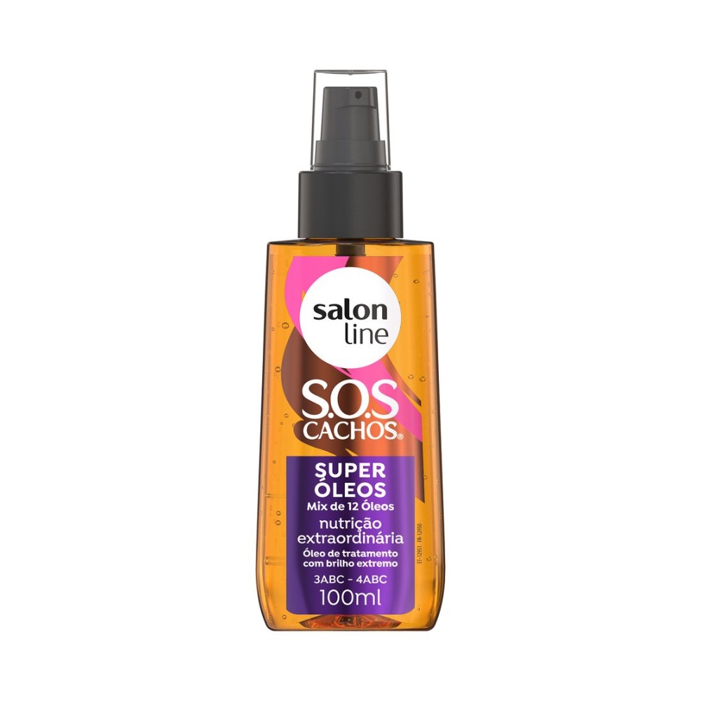 Óleo Tratamento Nutrição Super Óleos Cachos Salon Line 100ml - Beauty