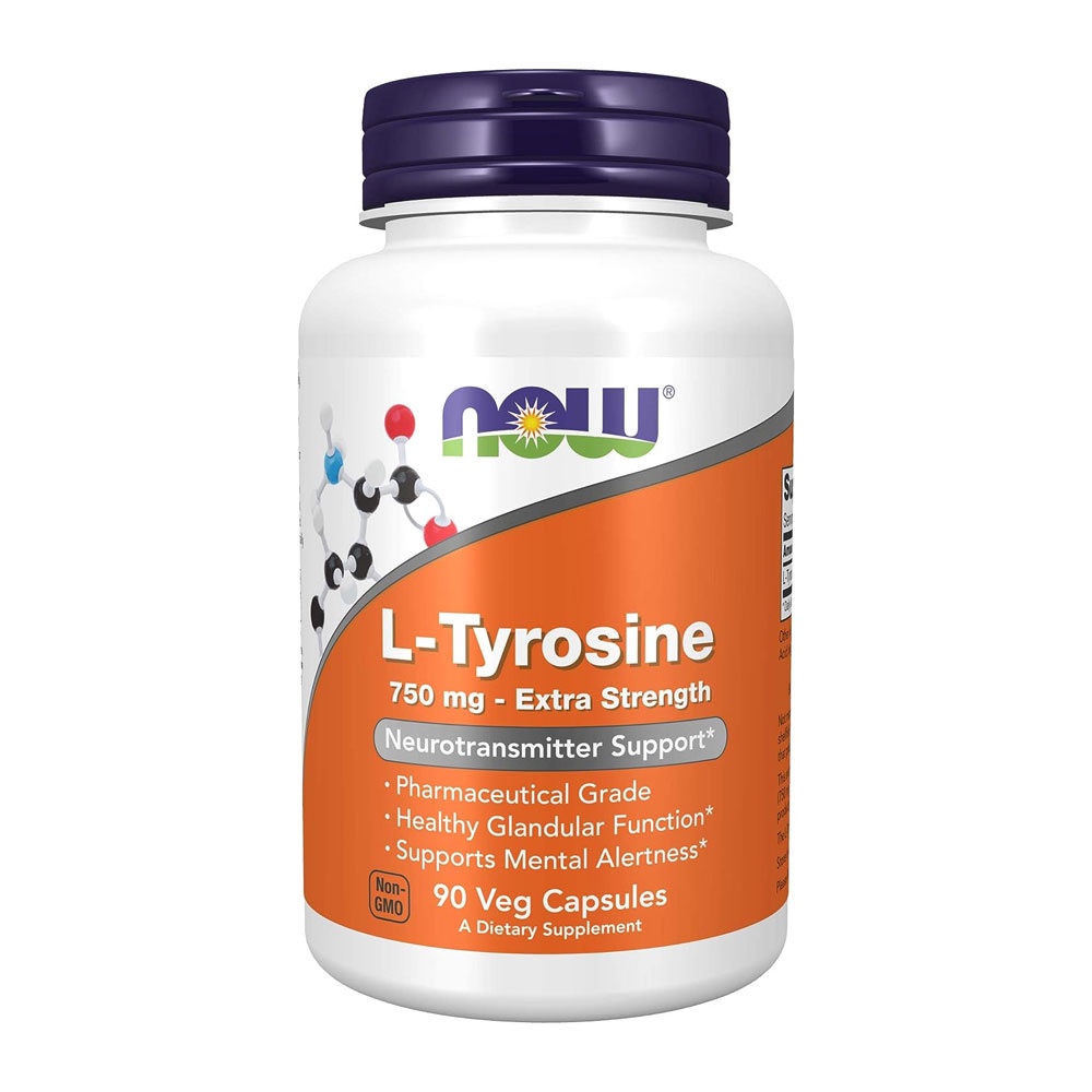 L-tirosina 750mg Now Foods L-Tyrosine 90 Veg Caps - Health